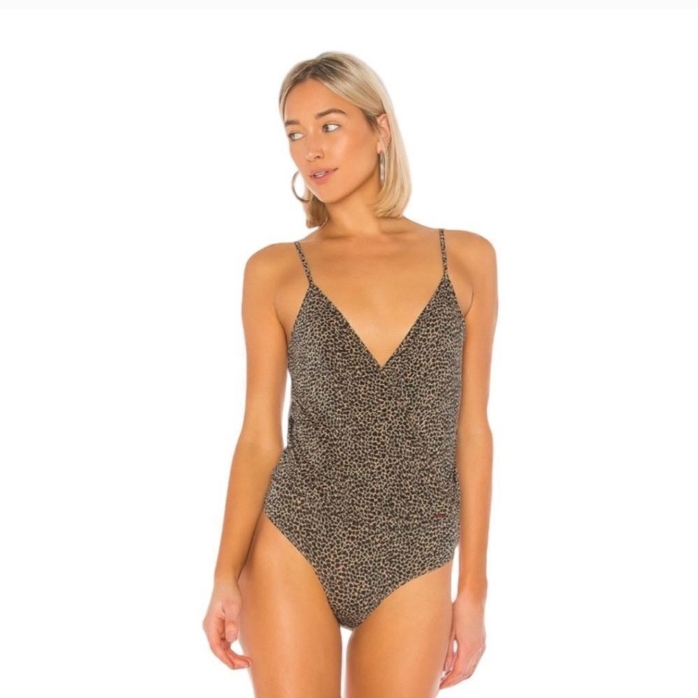 NWT n:Philanthropy Peppermint Bodysuit in Sugar Cheetah - Picture 2 of 10